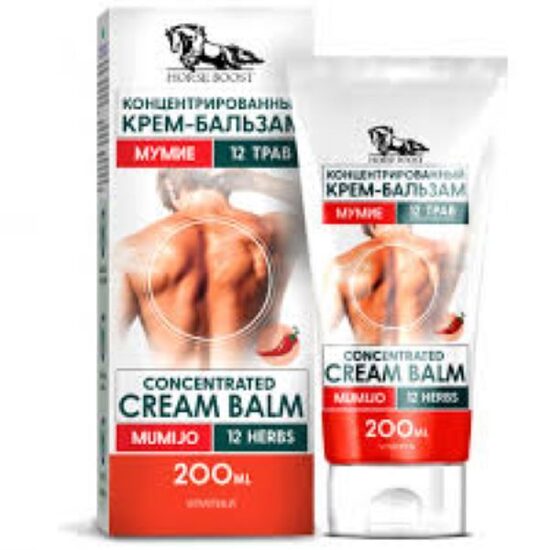 Krēms-balzams "12 ārstniecības augi + mumijo", 200ml